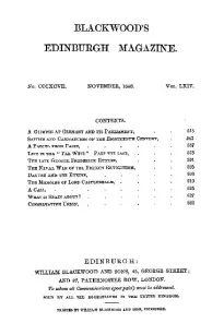 Blackwood's Edinburgh Magazine, Volume 64, No. 397, November 1848