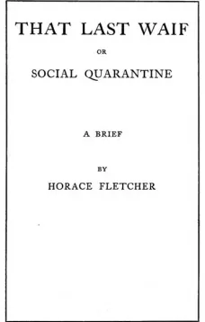 That Last Waif
or Social Quarantine
