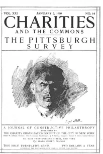 Charities and the Commons: The Pittsburgh Survey, Part I: The People