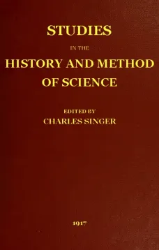 Studies in the History and Method of Science