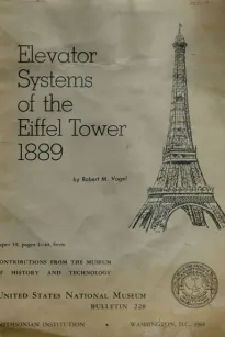Elevator Systems of the Eiffel Tower, 1889