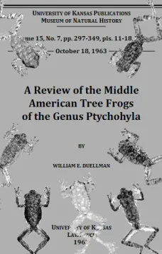 A Review of the Middle American Tree Frogs of the Genus Ptychohyla