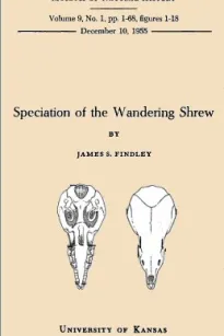 Speciation of the Wandering Shrew