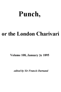 Punch, or the London Charivari, Vol. 108, January 26, 1895