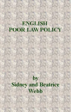 English Poor Law Policy