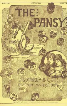 The Pansy Magazine, January 1886