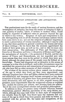 The Knickerbocker, Vol. 10, No. 3, September 1837