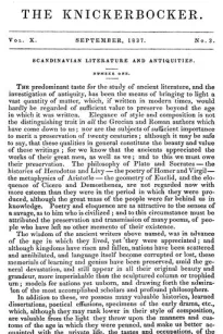 The Knickerbocker, Vol. 10, No. 3, September 1837