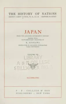 Japan
From the Japanese Government History
Edited With Supplementary Chapters