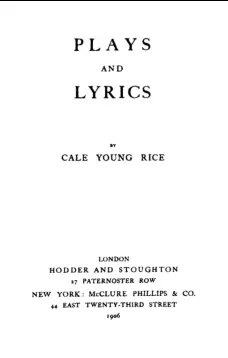 Plays and Lyrics