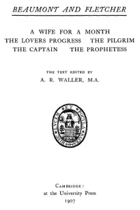 Beaumont and Fletcher's Works, Vol. 5