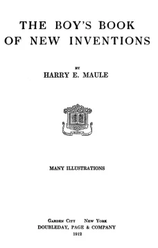 The Boy's Book of New Inventions