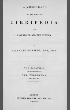 A Monograph on the Sub-class Cirripedia (Volume 2 of 2)
The Balanidæ, (or Sessile Cirripedes); the Verrucidæ, etc., etc.