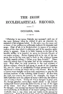 The Irish Ecclesiastical Record, Volume 1, October, 1864