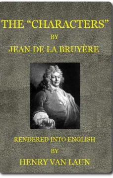 The 'Characters' of Jean de La Bruyère