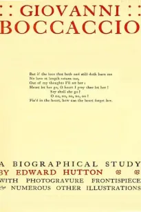 Giovanni Boccaccio, a Biographical Study