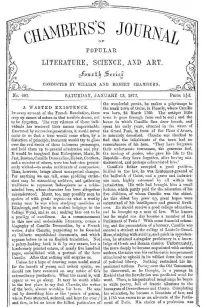 Chambers's Journal of Popular Literature, Science, and Art, No. 681
January 13, 1877