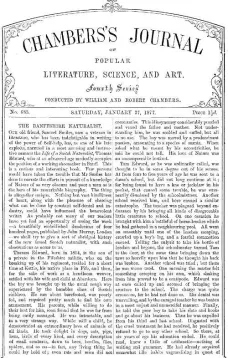 Chambers's Journal of Popular Literature, Science, and Art, No. 683
January 27, 1877