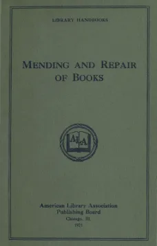 Mending and Repair of Books