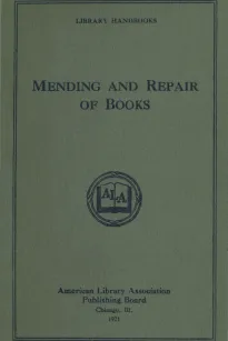 Mending and Repair of Books