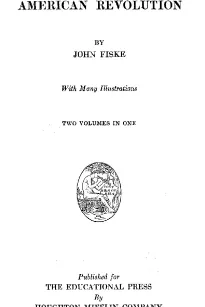 The American Revolution