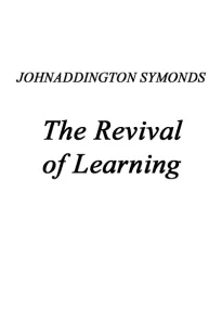 Renaissance in Italy, Volume 2 (of 7)
The Revival of Learning