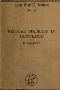 Natural Stability and the Parachute Principle in Aeroplanes