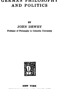 German philosophy and politics
