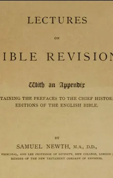 Lectures on Bible Revision