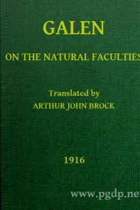 On the Natural Faculties