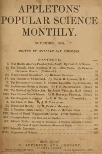 Appletons' Popular Science Monthly,
Volume 54,  November 1898