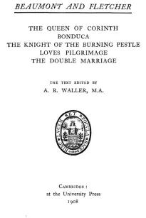 Beaumont and Fletcher's Works, Vol. 6