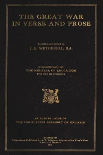 The Great War in Verse and Prose