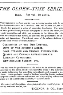 The Olden Time Series, Vol. 5: Some Strange and Curious Punishments
Gleanings Chiefly from Old Newspapers of Boston and Salem, Massachusetts