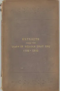 Extracts from the Diary of William Bray