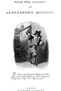 The Betrothed
From the Italian of Alessandro Manzoni