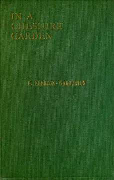 In a Cheshire Garden: Natural History Notes