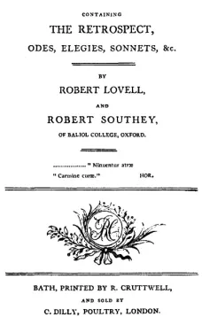 Poems
containing The Restropect, Odes, Elegies, Sonnets, &c.