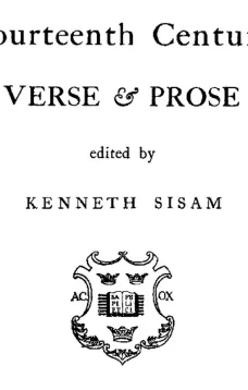 Fourteenth Century Verse & Prose