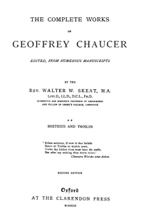 Chaucer's Works, Volume 2 (of 7)
Boethius and Troilus