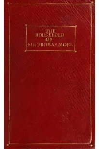 The Household of Sir Thomas More