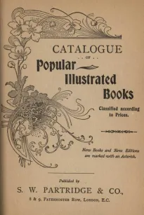 S. W. Partridge Catalogue of Popular Illustrated Books, 1904