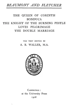 Beaumont and Fletcher's Works, Vol. 6